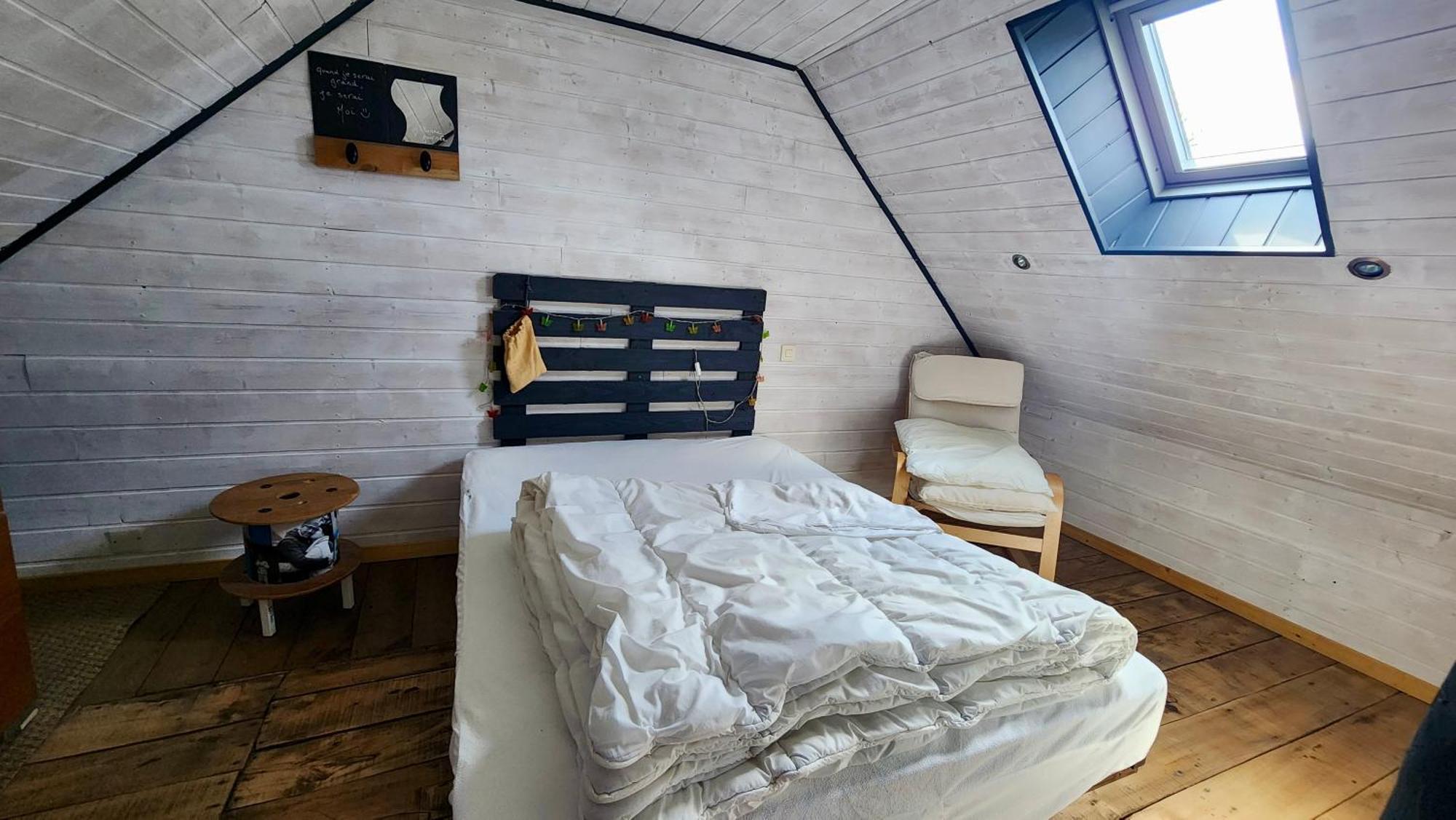 La Petite Maison En Bois Bleue Quiberville Exterior photo